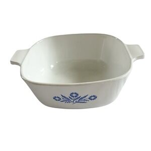 Vintage Corning Ware Blue Cornflower 1.5 1-1/2 Quart Casserole Dish No Lid